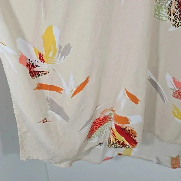 {Caramela} Women's Mixed Print - Paint Strokes Top - Size Medium - Picture 7 of 11